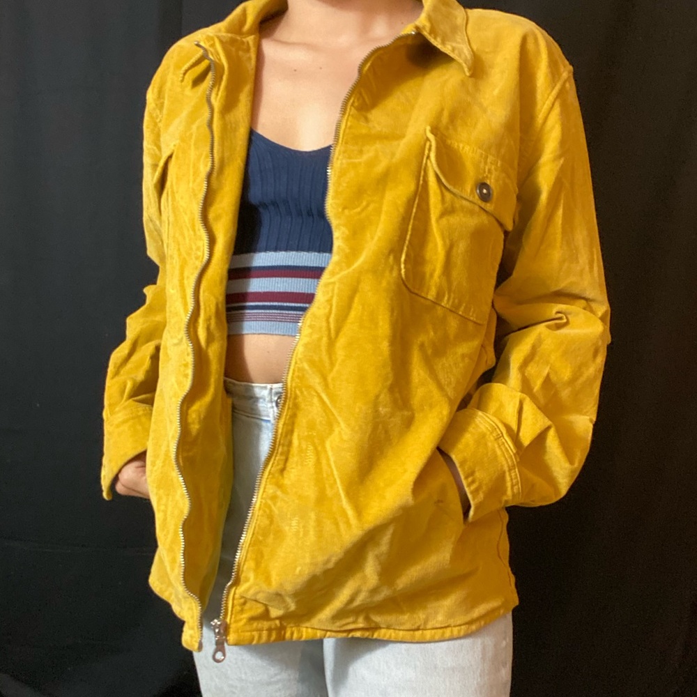 Yellow/ Gold Corduroy Jacket